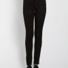 Women * | Trippnyc.Com High Waist Floral Skinny Women Black Floral