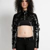 Women * | Trippnyc.Com Racing Warmer Jacket Women Black