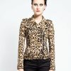 Women * | Trippnyc.Com Wild Child Moto Leopard Women Natural Leo