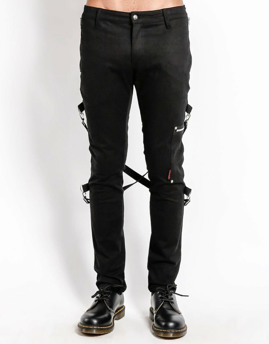 Bottoms * | Trippnyc.Com Men Chaos Pant Black