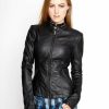 Women * | Trippnyc.Com Racing Jacket Black