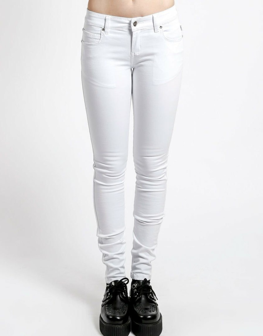 Women * | Trippnyc.Com T-Back Jean White