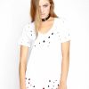 Women * | Trippnyc.Com Holey Tee Women White