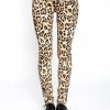 Women * | Trippnyc.Com T-Back Jean Women Natural Leopard