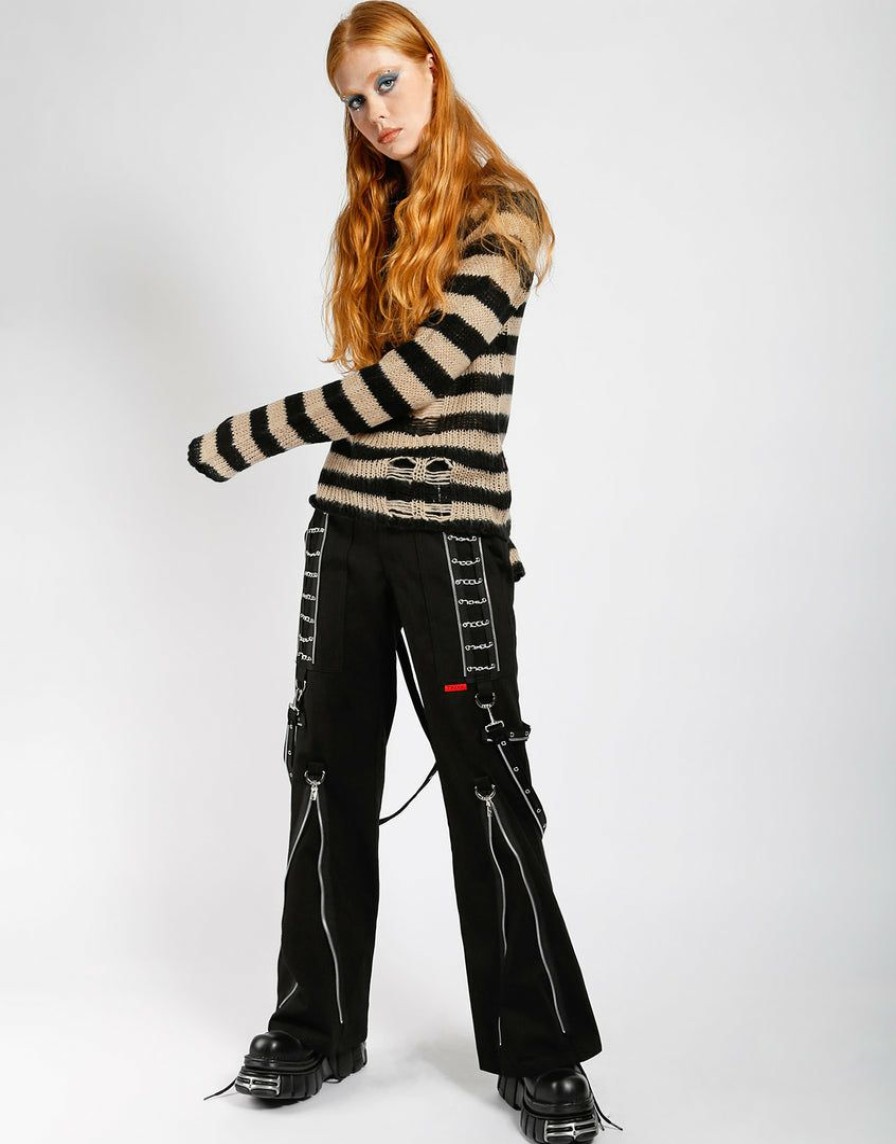 Women * | Trippnyc.Com Multi Chain Pant Black