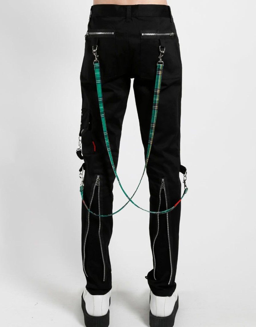 Women * | Trippnyc.Com Bondage Straps Green Plaid