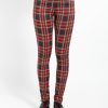 Women * | Trippnyc.Com High Waist T-Back Jean Women Black Plaid