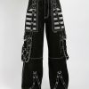 Women * | Trippnyc.Com Electro Pant White Women Black/White