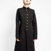 Women * | Trippnyc.Com Women Ultra Band Coat Black