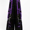 Women * | Trippnyc.Com Women Mega Eye Pant Black/Purple