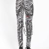 Women * | Trippnyc.Com Women Classic Bondage Pant Zebra White/Black Zebra