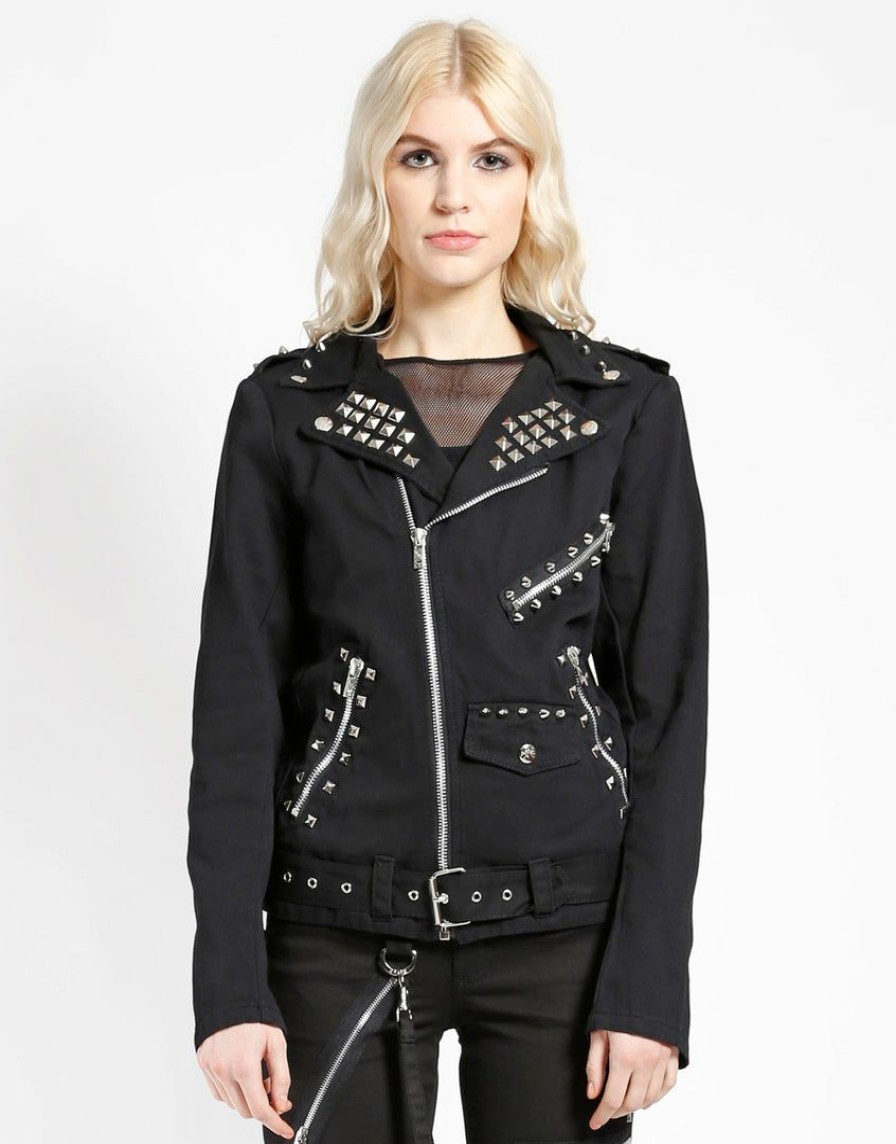 Women * | Trippnyc.Com Women Judas Moto Black