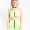 Women * | Trippnyc.Com Extra Crop Top Women Neon Lime