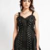 Women * | Trippnyc.Com Lolita Dress Black Black/Black