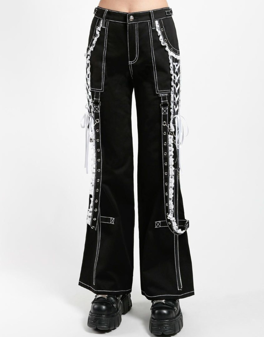 Women * | Trippnyc.Com Women Lolita Dark Street Pant Black/White