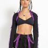 Women * | Trippnyc.Com Lolita Shrug Purple Black/Purple