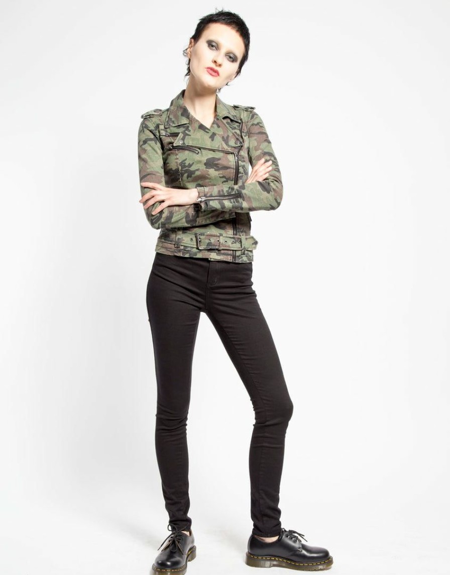 Women * | Trippnyc.Com Wild Child Moto Women Camo