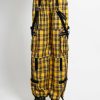 Women * | Trippnyc.Com Women Clash Pant Yellow Yellow Plaid