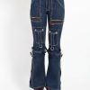 Women * | Trippnyc.Com Denim Rough Ready Pant Women Blue Denim