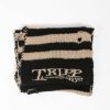 Women * | Trippnyc.Com Tripp Nyc Stripe Scarf Cream Ivory Women Blk/Cream