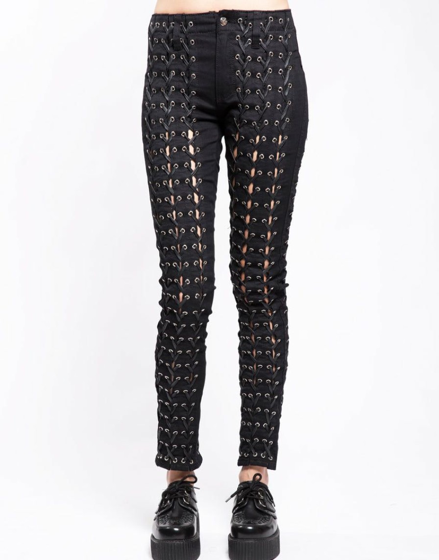 Women * | Trippnyc.Com Women Medieval Pant Black