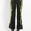 Women * | Trippnyc.Com Lolita Dark Street Pant Lime Black/Lime