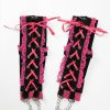 Women * | Trippnyc.Com Women Lolita Armwarmer Pink Black/Pink