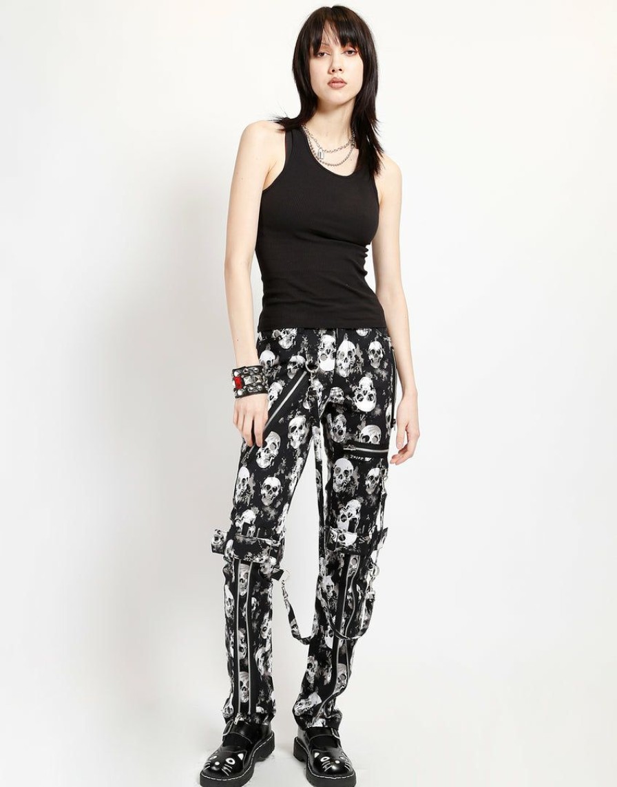 Women * | Trippnyc.Com Bondage Pant Skull Shadow Skull