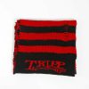 Women * | Trippnyc.Com Women Tripp Nyc Stripe Scarf Red Black/Red